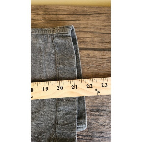 CLOSED Made in Italy Corduroy Trinity Pencil Skirt Charcoal Gray Size 28 - Picture 7 of 7